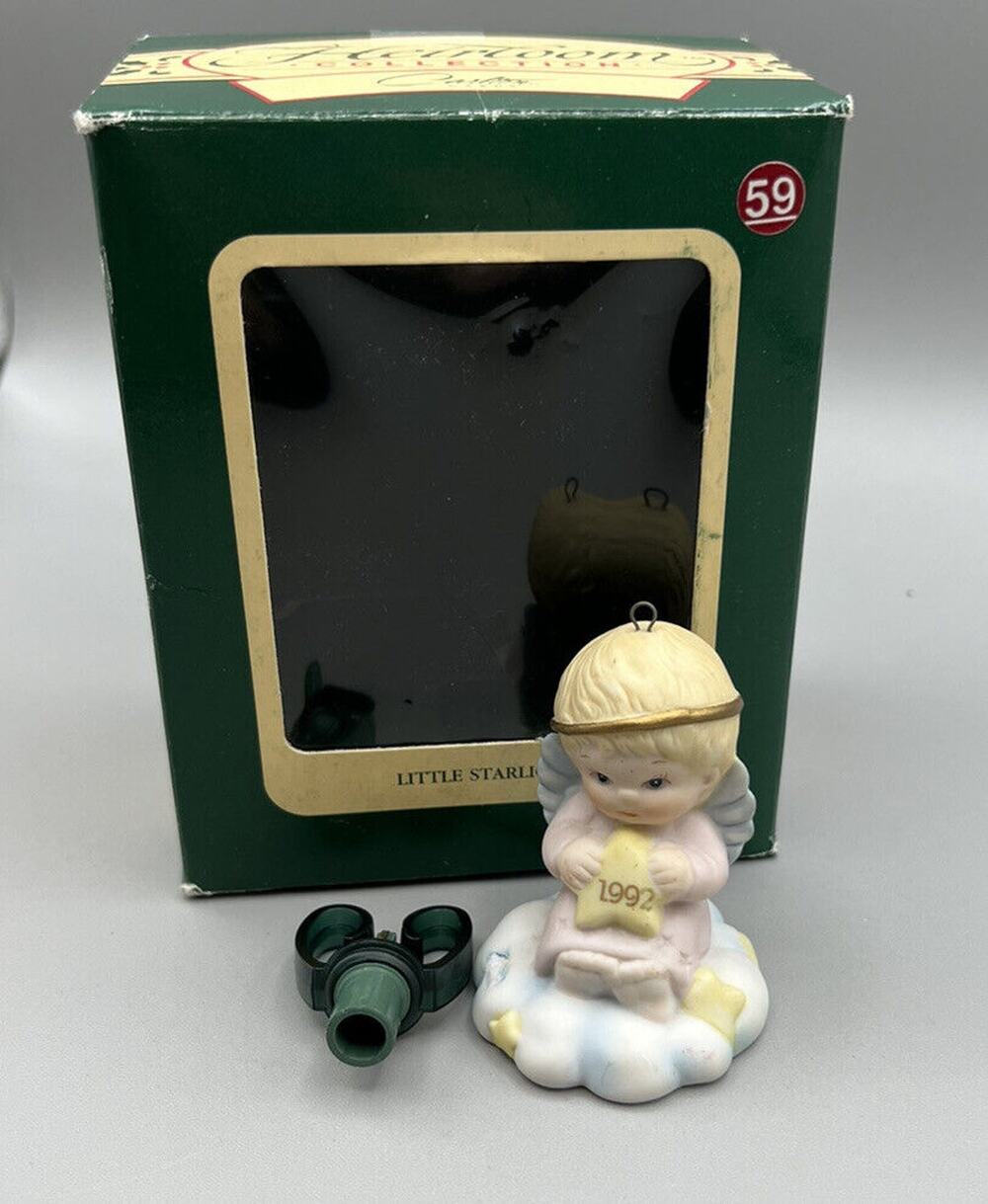 Carlton Heirloom Collection Little Starlight Angel 1992 Made in the Philippines